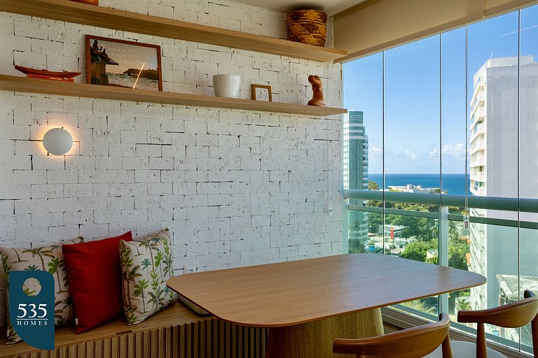 Stay at the ocean view in Morro Ipiranga Salvador