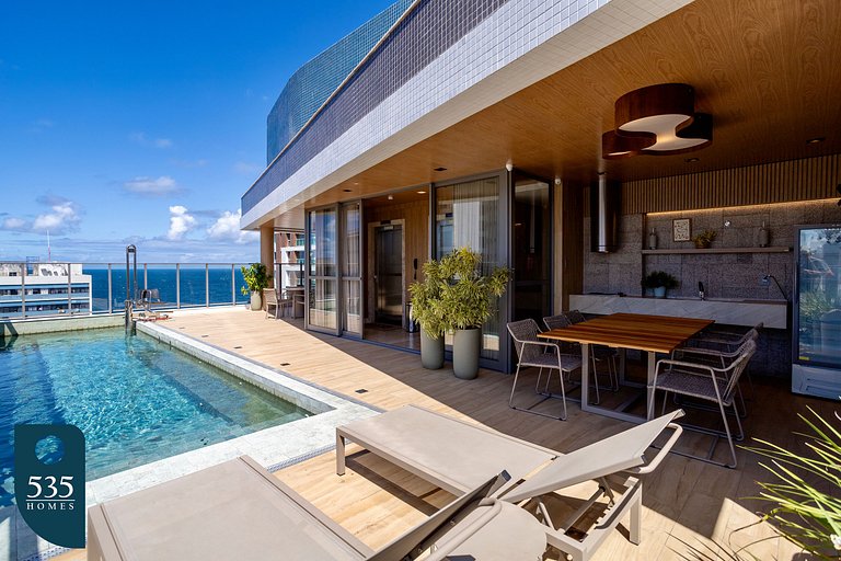 Charm of Barra in Condominium Steps from the Farol