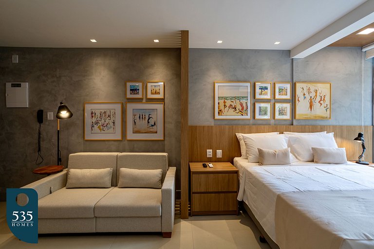 Charm of Barra in Condominium Steps from the Farol
