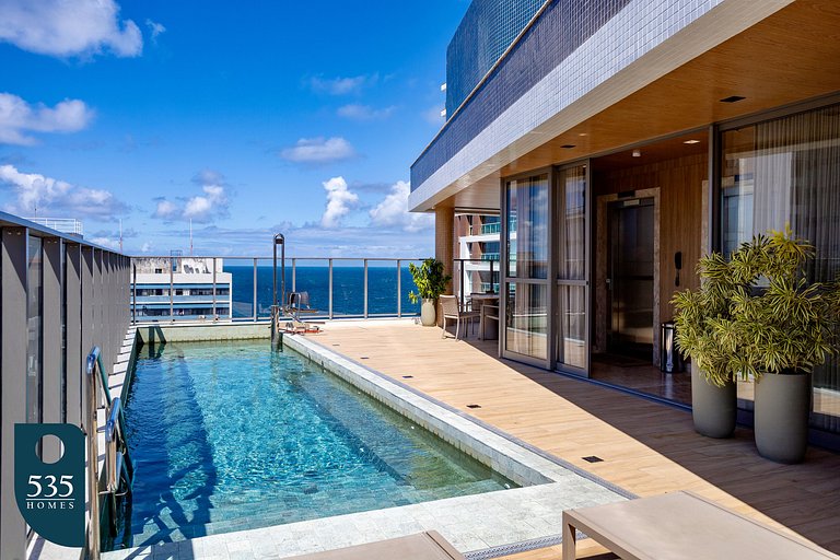 Charm of Barra in Condominium Steps from the Farol