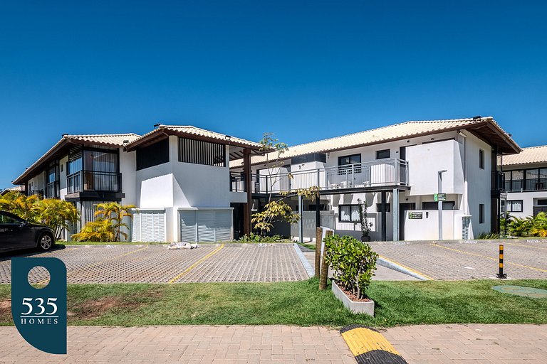 Aconchegante 2 Quartos no Melhor de Praia do Forte