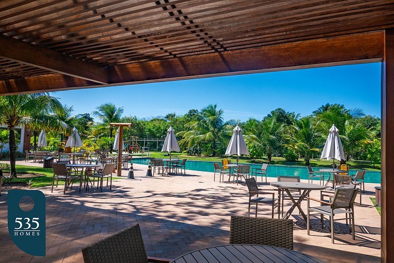 Aconchegante 2 Quartos no Melhor de Praia do Forte
