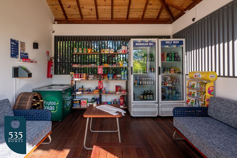Aconchegante 2 Quartos no Melhor de Praia do Forte