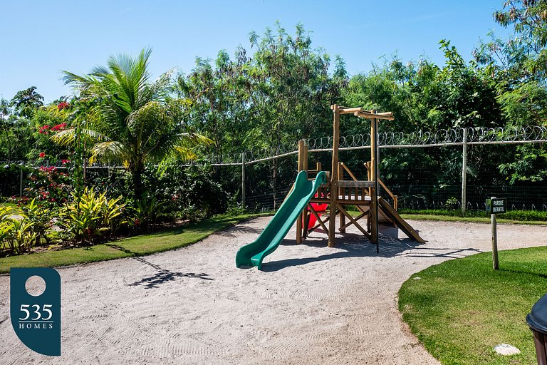 Aconchegante 2 Quartos no Melhor de Praia do Forte