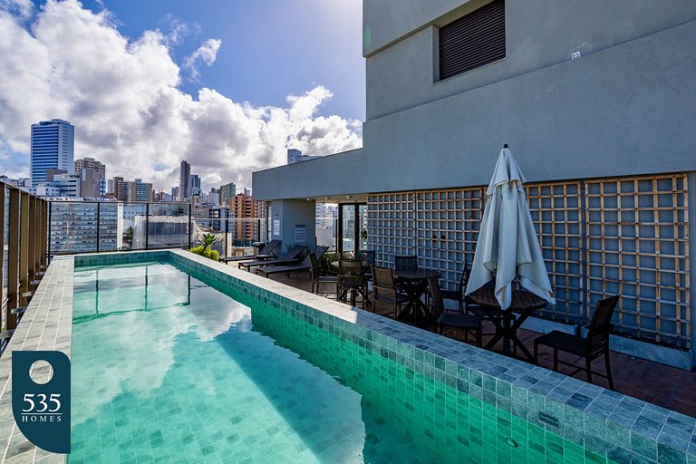 Comfort near Farol Beach & Shopping Barra