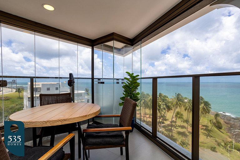 Desfrute da vista para o mar no melhor da Barra