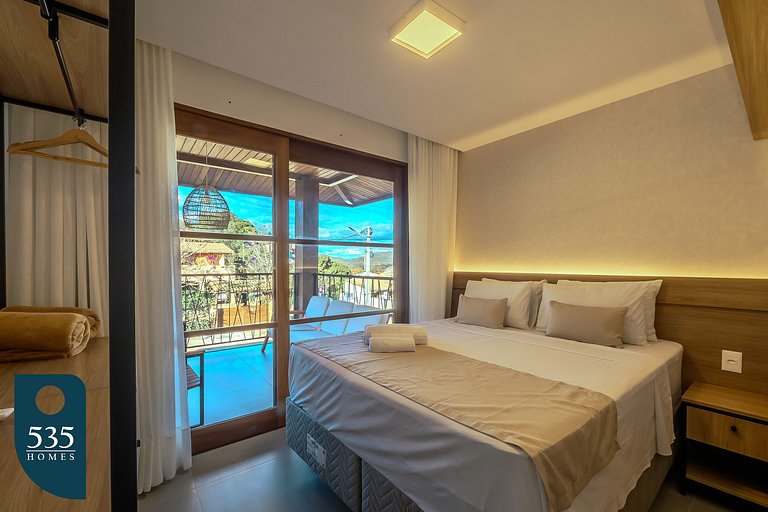 Fique em apartamento 2 quartos no centro de Mucugê