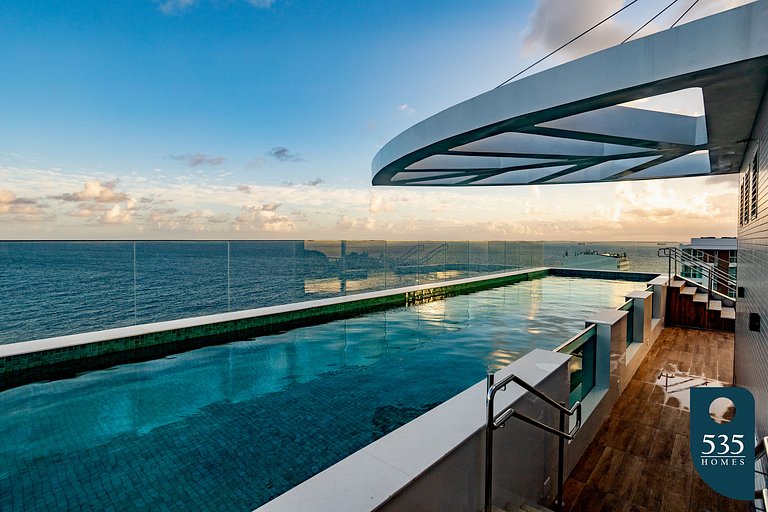 Enjoy your stay steps from Farol da Barra