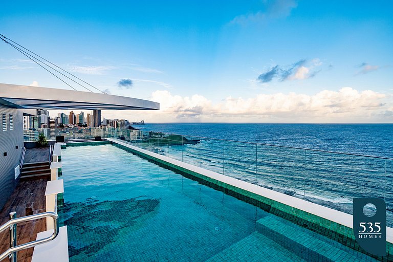 Enjoy your stay steps from Farol da Barra