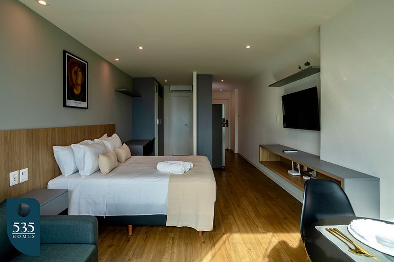 Sea view in high floor in Armação