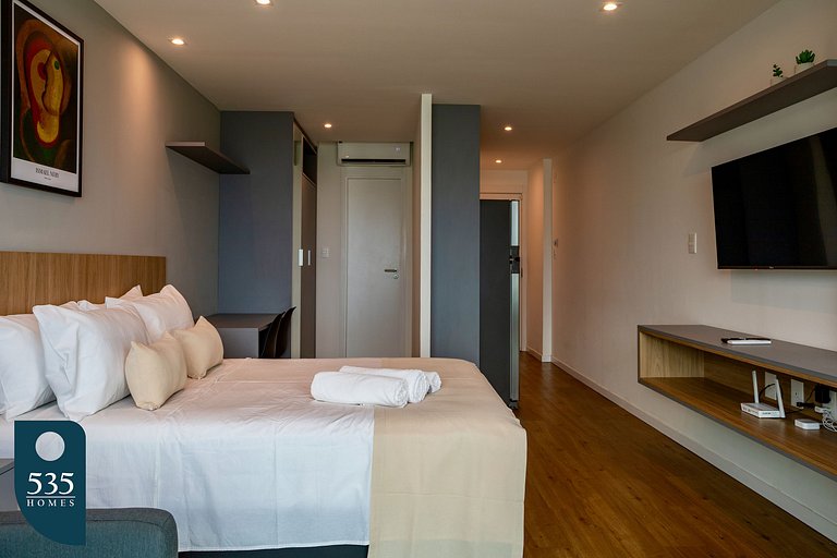 Vista mar em andar alto na Armação