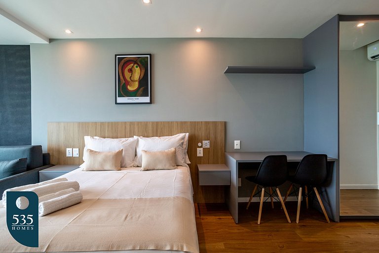 Sea view in high floor in Armação