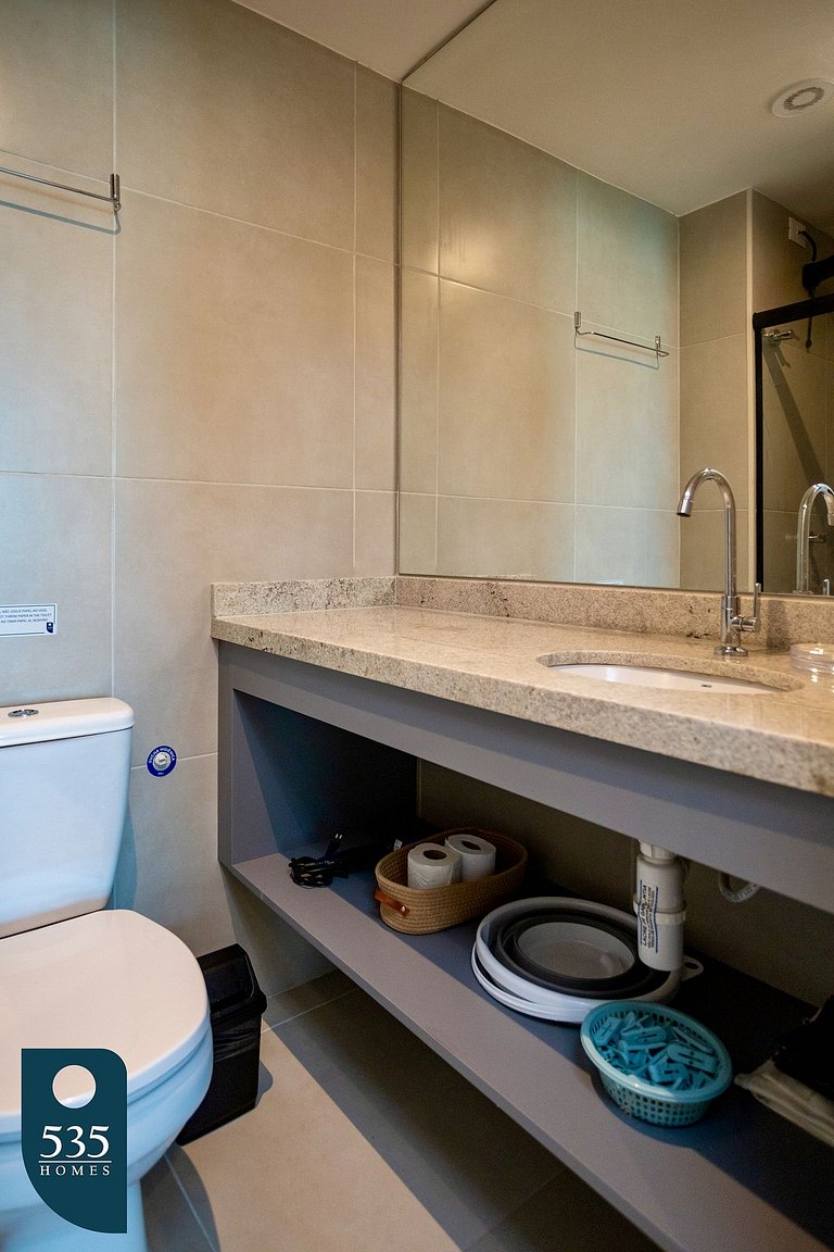 Vista mar em andar alto na Armação