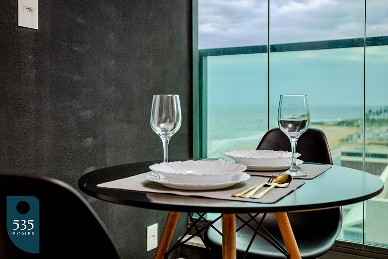 Sea view in high floor in Armação