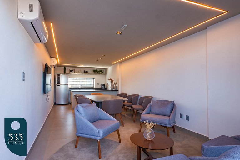 Vista mar em andar alto na Armação