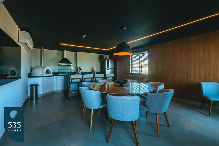 Vista mar em andar alto na Armação