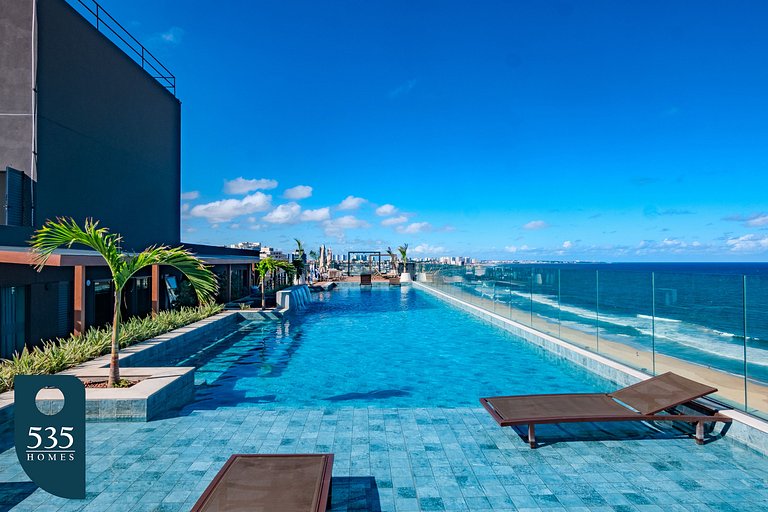 Sea view in high floor in Armação