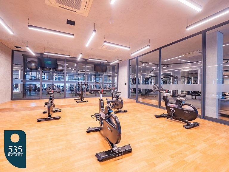 Vista mar em andar alto na Armação