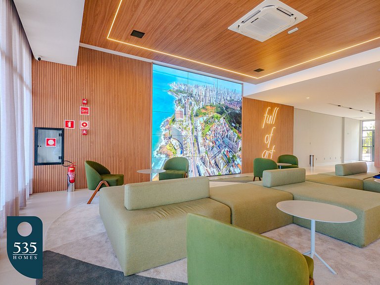 Sea view in high floor in Armação