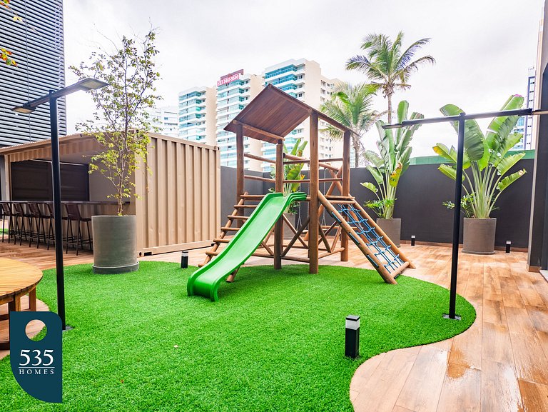 Vista mar em andar alto na Armação