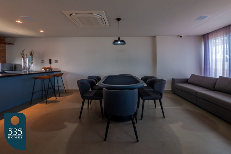 Vista mar em andar alto na Armação