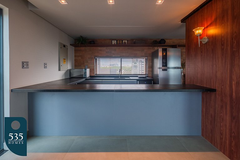 Vista mar em andar alto na Armação