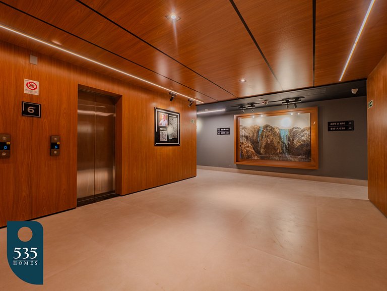 Sea view in high floor in Armação