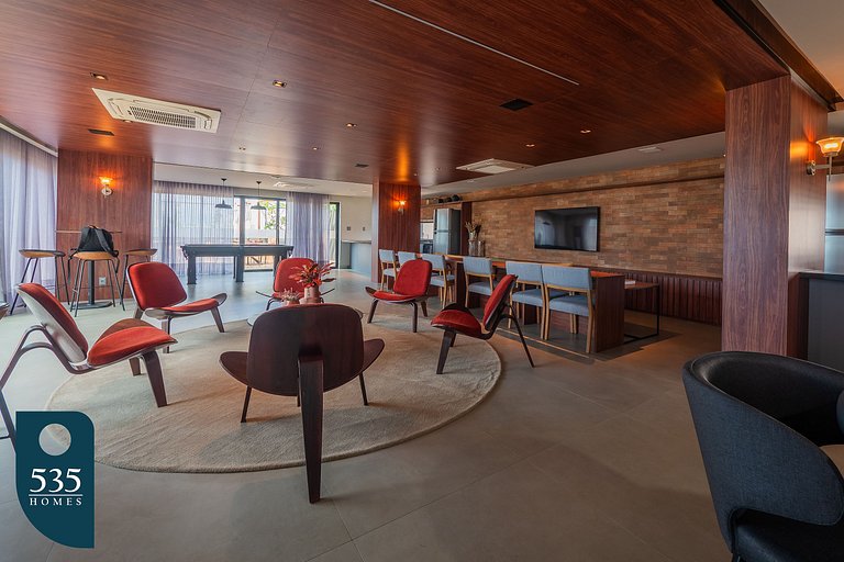 Sea view in high floor in Armação