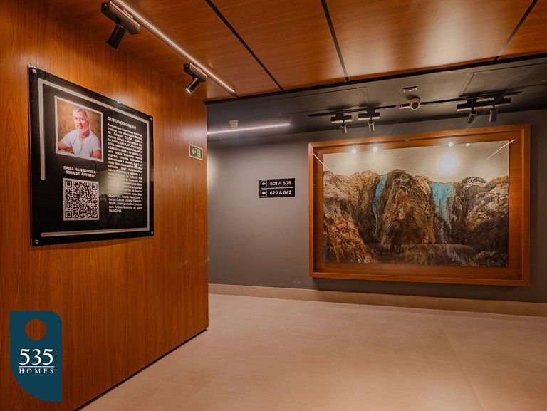 Vista mar em andar alto na Armação