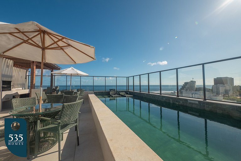 Cozy high floor apartment in Ondina