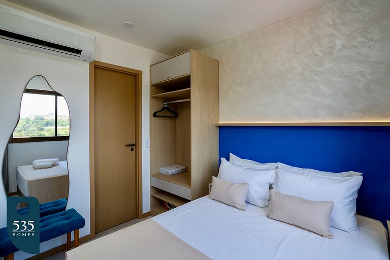 Cozy high floor apartment in Ondina