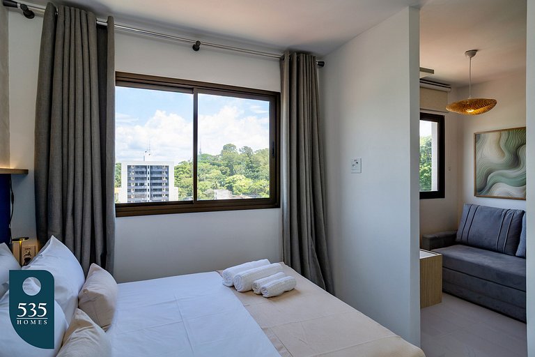 Apartamento aconchegante em andar alto em Ondina