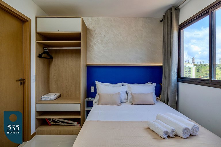 Cozy high floor apartment in Ondina