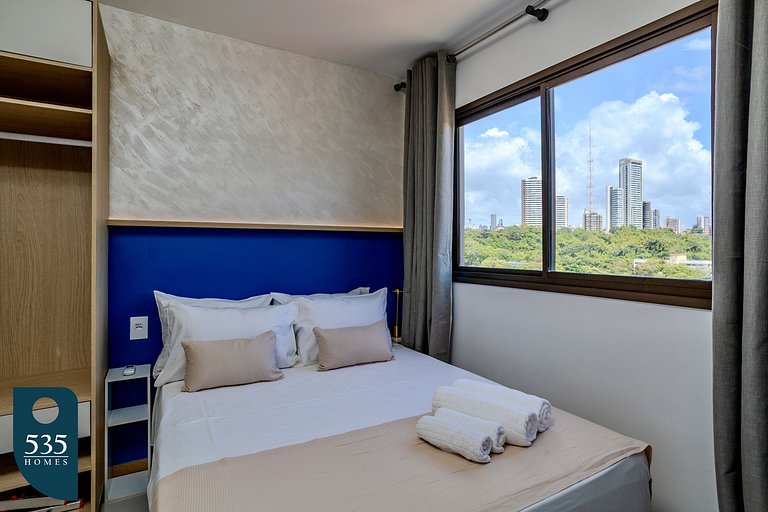 Cozy high floor apartment in Ondina