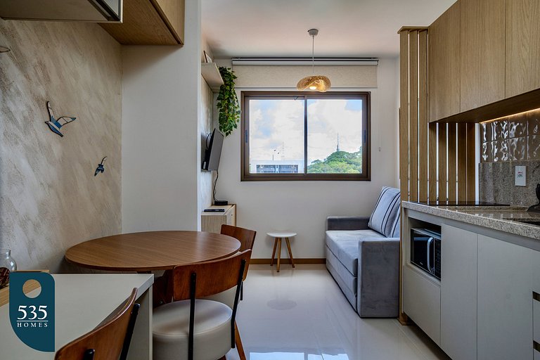 Cozy high floor apartment in Ondina