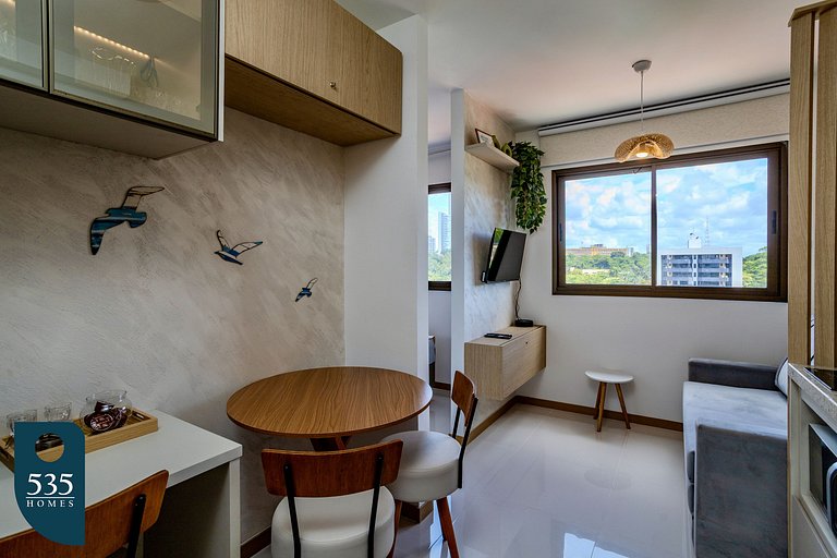 Cozy high floor apartment in Ondina