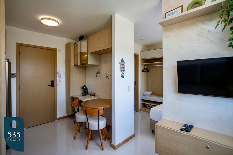 Apartamento aconchegante em andar alto em Ondina