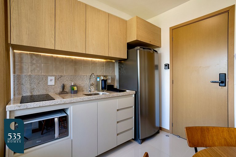 Cozy high floor apartment in Ondina