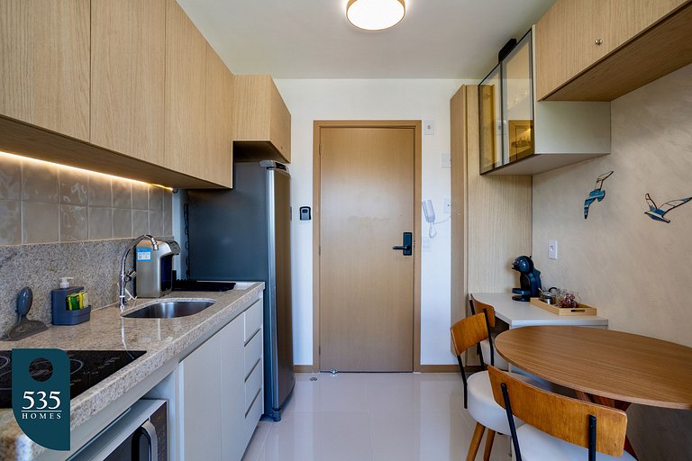 Cozy high floor apartment in Ondina