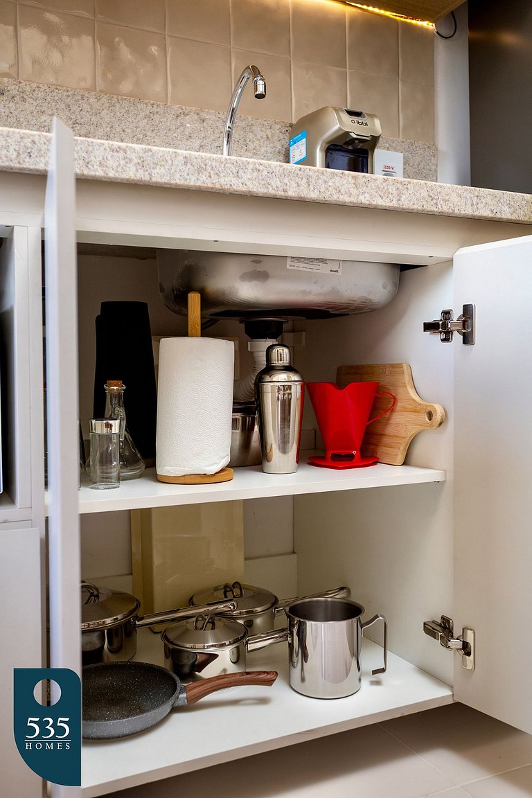 Apartamento aconchegante em andar alto em Ondina