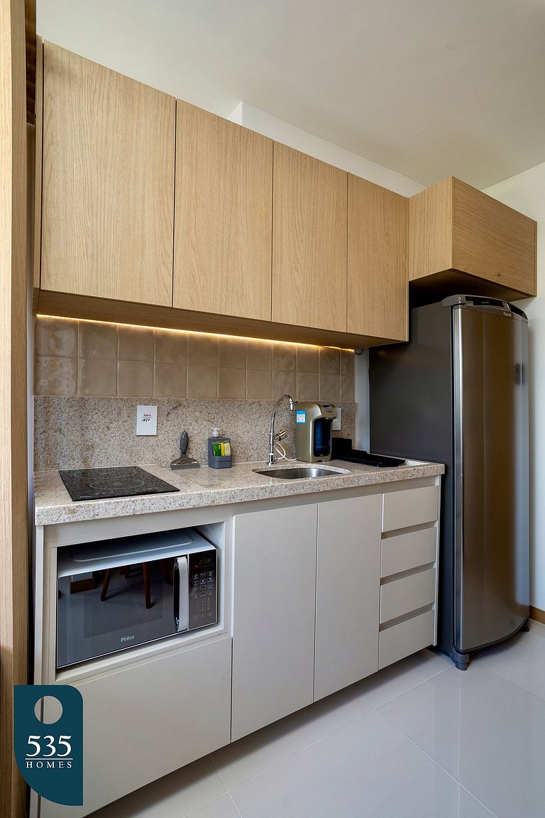 Cozy high floor apartment in Ondina