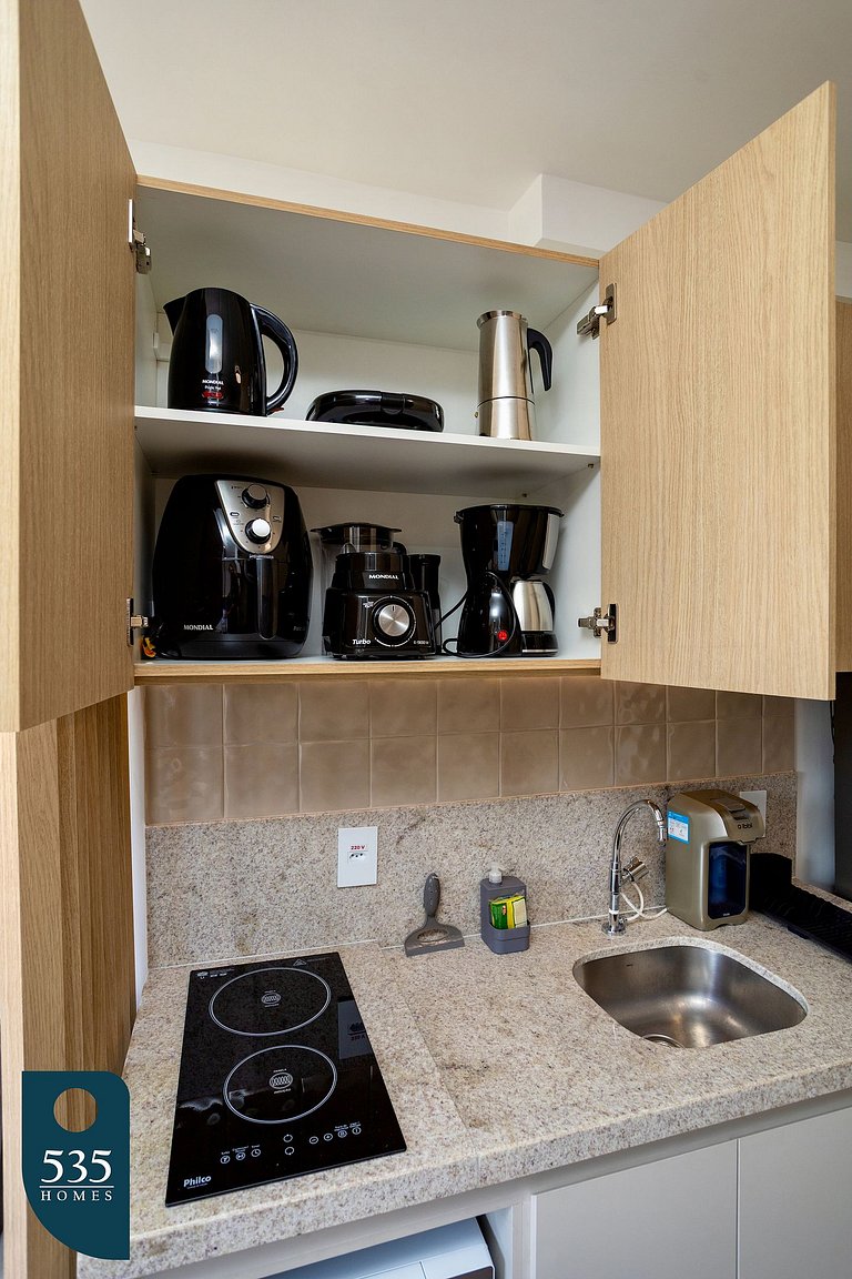 Cozy high floor apartment in Ondina