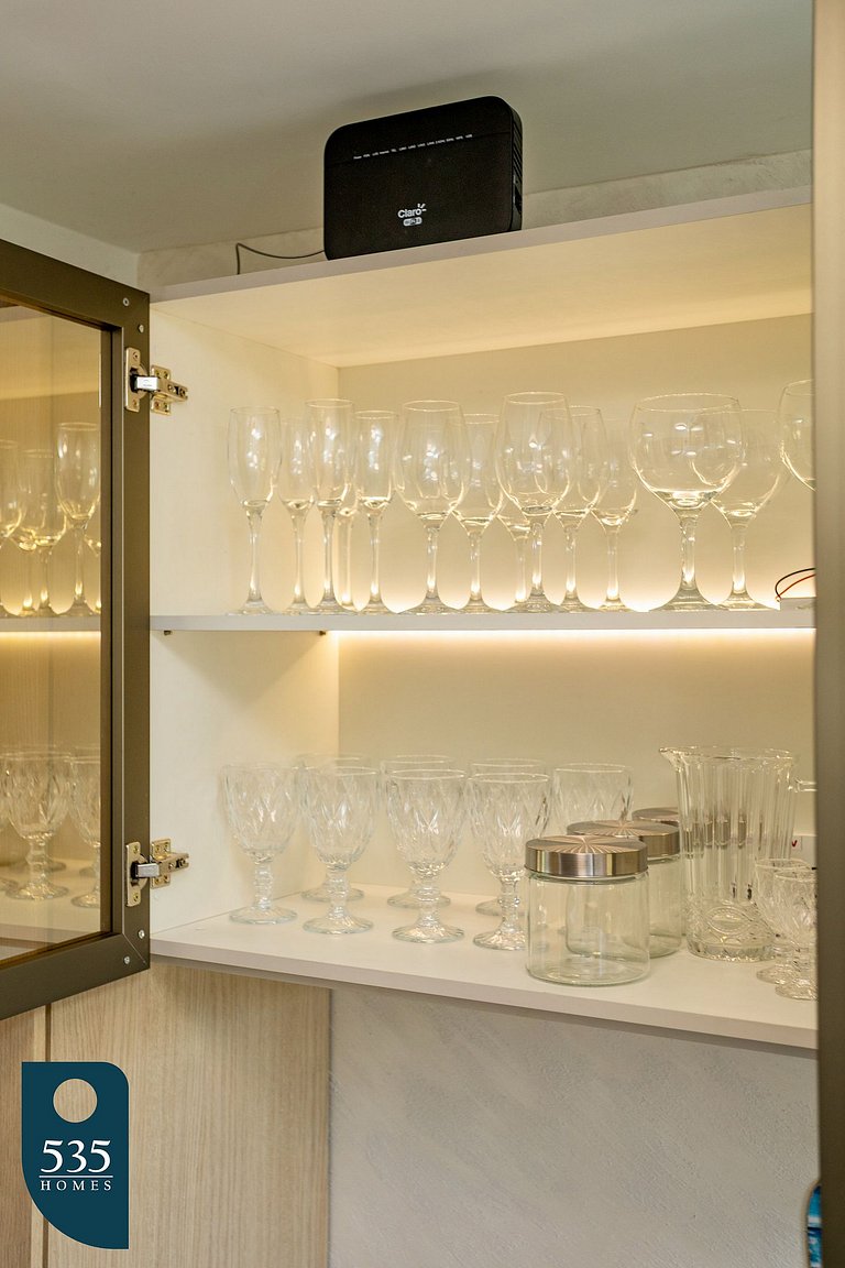 Cozy high floor apartment in Ondina