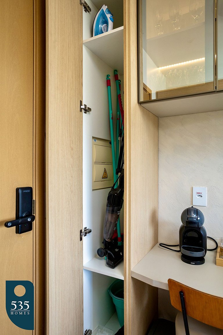 Apartamento aconchegante em andar alto em Ondina