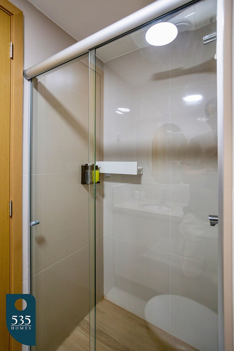 Apartamento aconchegante em andar alto em Ondina