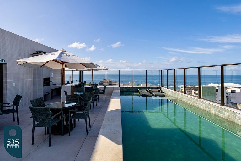 Cozy high floor apartment in Ondina