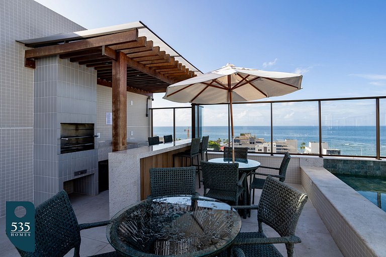 Cozy high floor apartment in Ondina