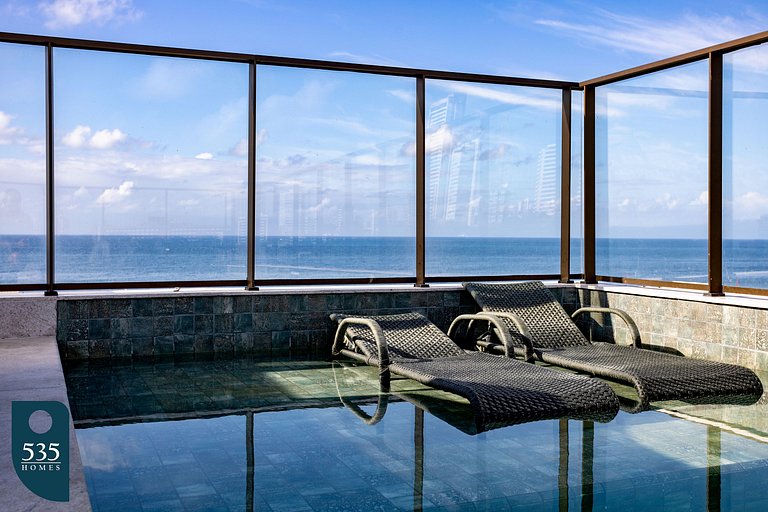 Cozy high floor apartment in Ondina