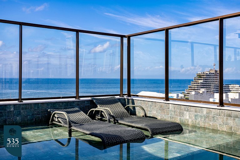 Cozy high floor apartment in Ondina