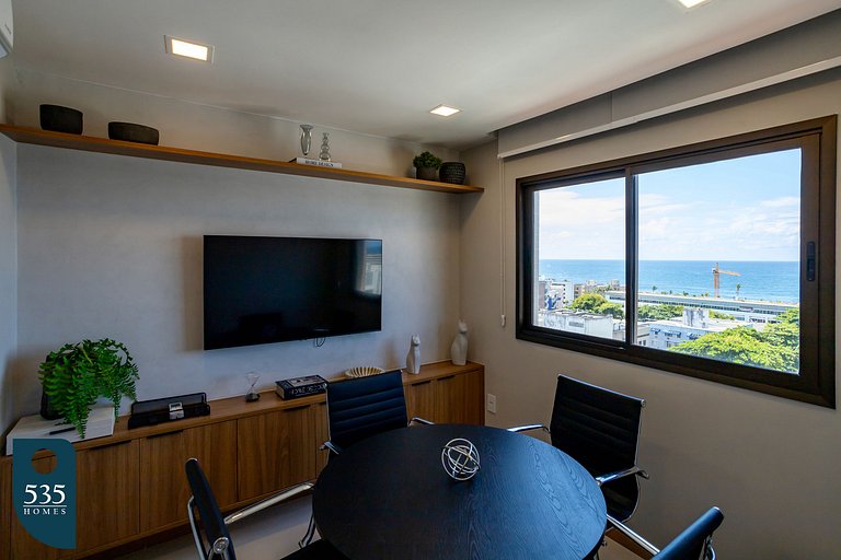 Cozy high floor apartment in Ondina